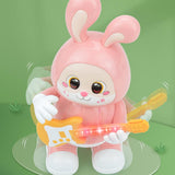 Maxbell Electronic Interactive Rabbit Musical and Dance Bunny Toy for Bedtime Friend Pink