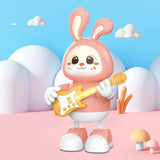 Maxbell Electronic Interactive Rabbit Musical and Dance Bunny Toy for Bedtime Friend Pink