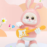 Maxbell Electronic Interactive Rabbit Musical and Dance Bunny Toy for Bedtime Friend Pink