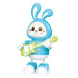 Maxbell Electronic Interactive Rabbit Musical and Dance Bunny Toy for Bedtime Friend Blue