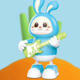 Maxbell Electronic Interactive Rabbit Musical and Dance Bunny Toy for Bedtime Friend Blue