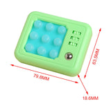 Maxbell Press Bubble Toy Learning Educational Toys Memory Game for Girls Boys Adults Light Green