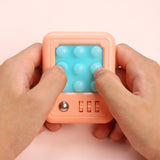 Maxbell Press Bubble Toy Learning Educational Toys Memory Game for Girls Boys Adults Orange