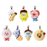 Maxbell Plush Key Rings Adorable Soft Stuffed Key Pendant for Party Favor Bags Purse Sheep