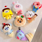 Maxbell Plush Key Rings Adorable Soft Stuffed Key Pendant for Party Favor Bags Purse Sheep