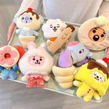 Maxbell Plush Key Rings Adorable Soft Stuffed Key Pendant for Party Favor Bags Purse Sheep