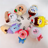 Maxbell Plush Key Rings Adorable Soft Stuffed Key Pendant for Party Favor Bags Purse Sheep