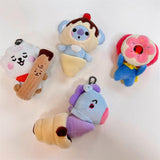 Maxbell Plush Key Rings Adorable Soft Stuffed Key Pendant for Party Favor Bags Purse Sheep