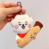 Maxbell Plush Key Rings Adorable Soft Stuffed Key Pendant for Party Favor Bags Purse Sheep