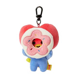 Maxbell Plush Key Rings Adorable Soft Stuffed Key Pendant for Party Favor Bags Purse Donuts