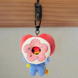 Maxbell Plush Key Rings Adorable Soft Stuffed Key Pendant for Party Favor Bags Purse Donuts