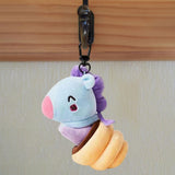 Maxbell Plush Key Rings Adorable Soft Stuffed Key Pendant for Party Favor Bags Purse Horse