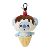 Maxbell Plush Key Rings Adorable Soft Stuffed Key Pendant for Party Favor Bags Purse Koala