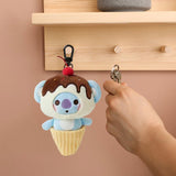 Maxbell Plush Key Rings Adorable Soft Stuffed Key Pendant for Party Favor Bags Purse Koala