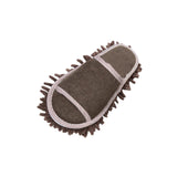 Maxbell Mop Slippers Women Men Mopping Slippers for Bedroom Bathroom Floor Polishing Brown