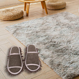 Maxbell Mop Slippers Women Men Mopping Slippers for Bedroom Bathroom Floor Polishing Brown