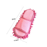 Maxbell Mop Slippers Women Men Mopping Slippers for Bedroom Bathroom Floor Polishing Pink