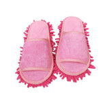 Maxbell Mop Slippers Women Men Mopping Slippers for Bedroom Bathroom Floor Polishing Pink