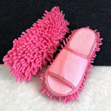 Maxbell Mop Slippers Women Men Mopping Slippers for Bedroom Bathroom Floor Polishing Pink