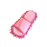 Maxbell Mop Slippers Women Men Mopping Slippers for Bedroom Bathroom Floor Polishing Pink