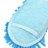 Maxbell Mop Slippers Women Men Mopping Slippers for Bedroom Bathroom Floor Polishing Blue