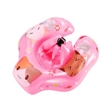 Maxbell Swimming Float Rings Inflatable Swimming Rings for 52-65cm Infant Boys Girls pink cats