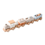 Maxbell Wooden Train Birthday Toy Crafts Montessori for Party Birthday Gift Children