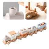 Maxbell Wooden Train Birthday Toy Crafts Montessori for Party Birthday Gift Children