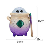 Maxbell Magical Misting Cauldron Novelty Figurines for Birthday Gift Men Women Teens blue