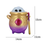 Maxbell Magical Misting Cauldron Novelty Figurines for Birthday Gift Men Women Teens Pink