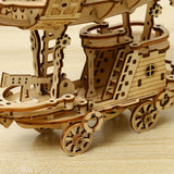 Maxbell 3D Wooden Puzzle Airship Model Home Decoration for Girls Boys Adults Friends