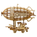 Maxbell 3D Wooden Puzzle Airship Model Home Decoration for Girls Boys Adults Friends