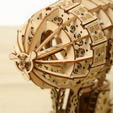Maxbell 3D Wooden Puzzle Airship Model Home Decoration for Girls Boys Adults Friends