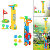 Maxbell Kids Golf Club Set Toy Portable Indoor Golf Toys Ages 3 4 5 6 Party Toy Kids yellow