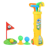 Maxbell Kids Golf Club Set Toy Portable Indoor Golf Toys Ages 3 4 5 6 Party Toy Kids yellow