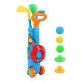 Maxbell Kids Golf Club Set Toy Portable Indoor Golf Toys Ages 3 4 5 6 Party Toy Kids blue