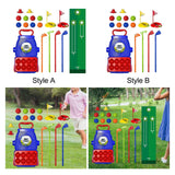 Maxbell Children's Golf Clubs Portable Outdoor Lawn Preschool Educate Kids Golf Toys Style A