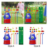 Maxbell Children's Golf Clubs Portable Outdoor Lawn Preschool Educate Kids Golf Toys Style A