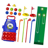 Maxbell Children's Golf Clubs Portable Outdoor Lawn Preschool Educate Kids Golf Toys Style A