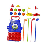 Maxbell Children's Golf Clubs Portable Outdoor Lawn Preschool Educate Kids Golf Toys Style B