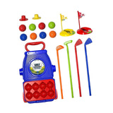 Maxbell Children's Golf Clubs Portable Outdoor Lawn Preschool Educate Kids Golf Toys Style B