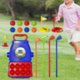 Maxbell Children's Golf Clubs Portable Outdoor Lawn Preschool Educate Kids Golf Toys Style B