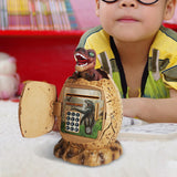 Maxbell ATM Password Money Saving Box for Kids Boys Girls 3 4 5 6 7 8 9 10 Years Old Camel