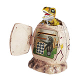 Maxbell ATM Password Money Saving Box for Kids Boys Girls 3 4 5 6 7 8 9 10 Years Old Beige