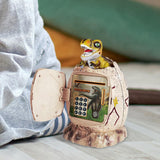 Maxbell ATM Password Money Saving Box for Kids Boys Girls 3 4 5 6 7 8 9 10 Years Old Beige