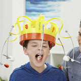 Maxbell Crown Food Game Hat with Music Novelty Toy for Halloween Friends Adults