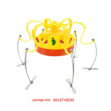 Maxbell Crown Food Game Hat with Music Novelty Toy for Halloween Friends Adults