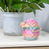 Maxbell 3D Printed Dragon in Egg Dragon Figurine Decor for Living Room Shelf Cabinet coloful