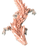 Maxbell 3D Printed Dragon in Egg Dragon Figurine Decor for Living Room Shelf Cabinet coloful