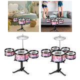 Maxbell Beginners Kids Drum Set Musical Instrument Music Toy for Kids Children's Day 3 Tom